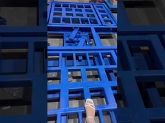 ตัวแสดงรายละเอียดของเครื่องทดสอบลื่นข้างที่เชื่อมต่อแกนสองตัวสําหรับรถยนต์