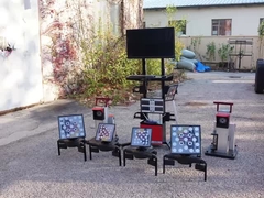 Cartesykj เทคโนโลยีกล้อง 3 มุมพกพาเคลื่อนไหวสําหรับรถยนต์และรถบรรทุก