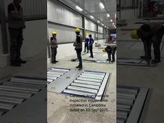 โรงงานประกอบ Ford CKD ในกัมพูชา กรณีลูกกลิ้งฟรี เครื่องทดสอบลูกกลิ้งเบรก แผ่นคู่ การลื่นไถลด้านข้าง ความเร็ว