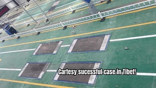 กรณีเมืองทิเบต Leiwuqi ! Cartesy ประสบความสำเร็จในการติดตั้งสายตรวจสอบยานพาหนะที่ครอบคลุมในระดับสูง