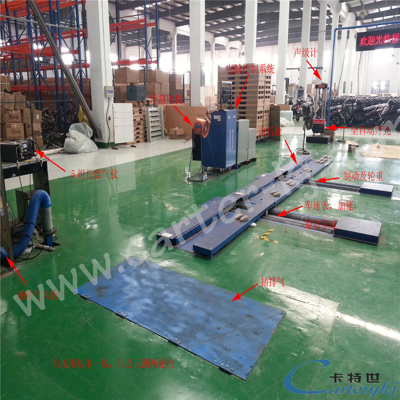 10kW มอเตอร์ พลังงานรถจักรยานยนต์สายทดสอบสําหรับการทดสอบแม่นยําของความเร็วเบรกและภาระ