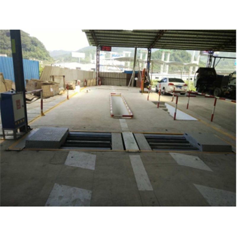 เครื่องทดสอบเบรกแบบลูกกลิ้งสำหรับรถบรรทุกและรถยนต์ CTFZ-13B 15T พร้อมลิฟต์ยกของ ปี 2004-2010