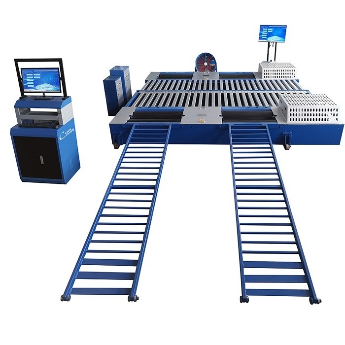 CTDCG-3-4WD รถยนต์ รถยนต์รถยนต์ การทดสอบ Lane รถยนต์ Chassis Dynamometer เครื่องแรงม้า