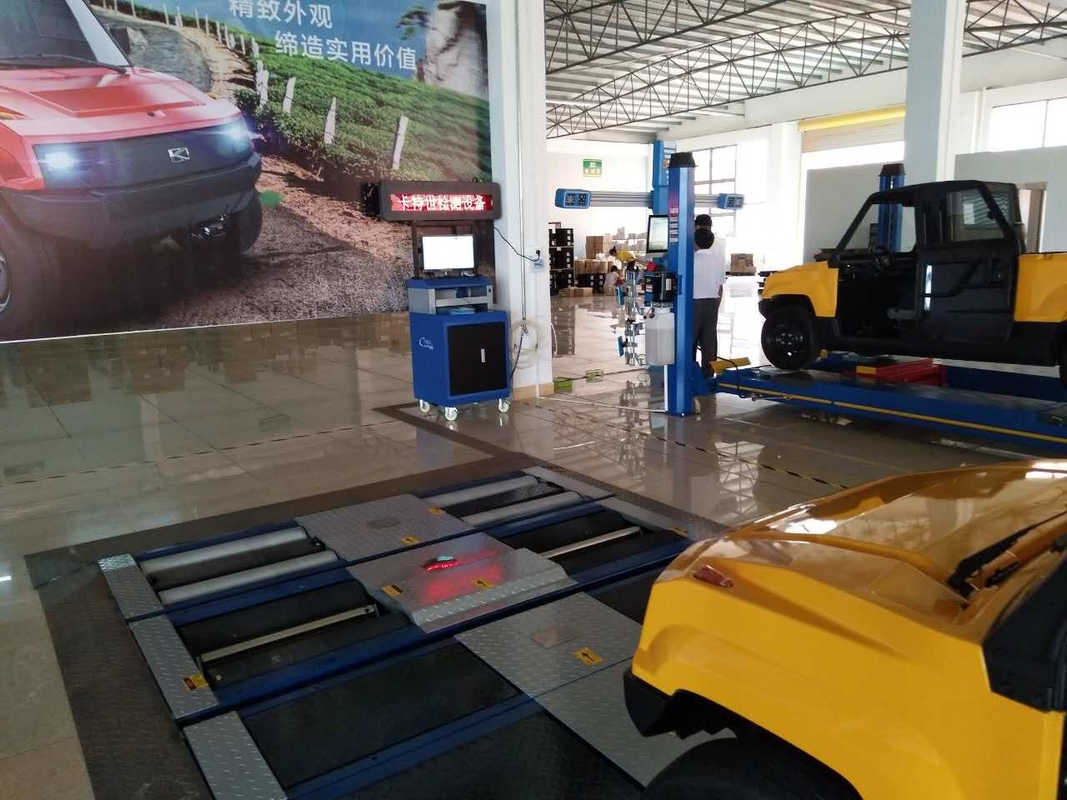 CTGT-3-3C รอลเลอร์สามเสน่ห์รถยนต์สายทดสอบ รอลเลอร์ Vlt เครื่องทดสอบเบรคด้วย axle load double plate