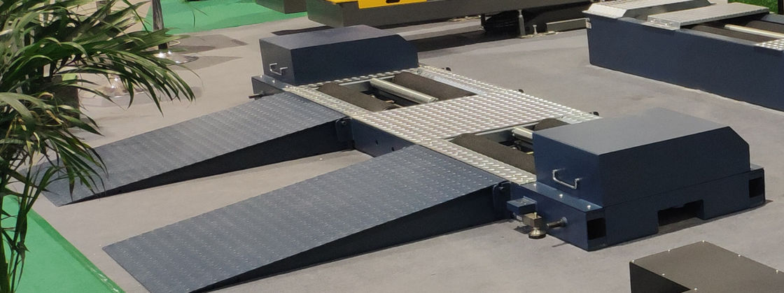 CTZD-2500M โรเลอร์ RBT-CP โรเลอร์ โมบายเบรค เทสเตอร์ เบนจ์สําหรับการตรวจสอบรถบรรทุกก่อน