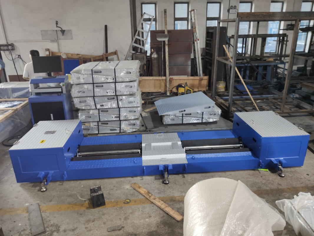 CTZD-9500M 15T โรเลอร์ โมบายเบรค เทสเตอร์เบนจ์ โรเลอร์พกพาพกพาสําหรับรถบรรทุก