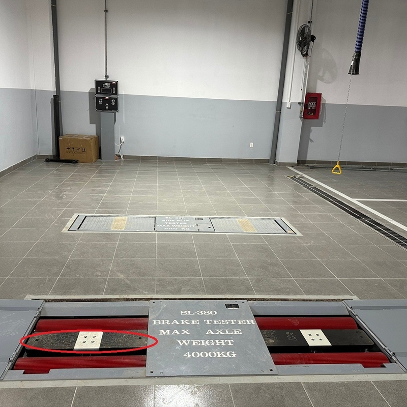 Cartesykj เครื่องทดสอบเบรคม้วน ด้วยแกนภาระ Airbag Lift สําหรับรถยนต์ 4000kg คันสายทดสอบรถยนต์ อุปกรณ์การตรวจสอบรายปี