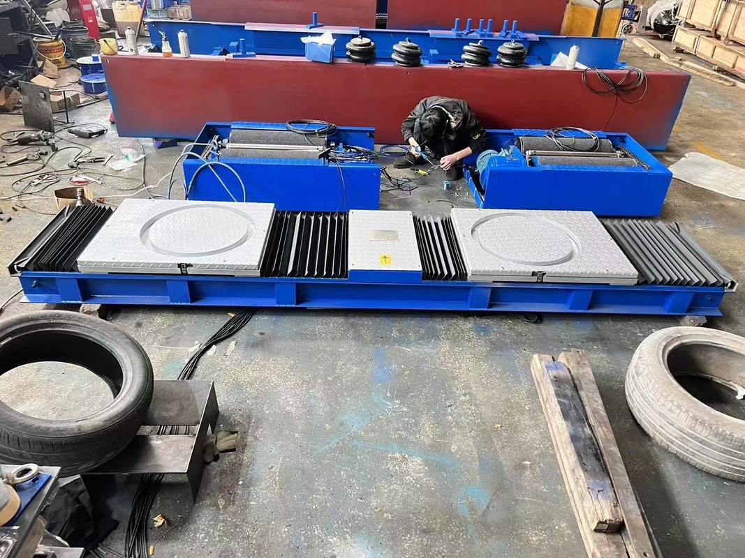 CTZJ-10 รถบรรทุก รถยนต์ มุมการขับเคลื่อน เครื่องทดสอบภาระ 10T ด้วยเครื่องควบคุม LCD พร้อมจอสัมผัส