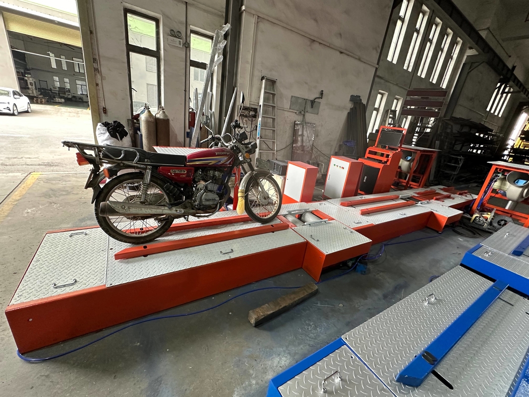 CTMT-300B เครื่องทดสอบจักรยานยนต์ยนต์ที่ครบถ้วนตามความต้องการ พร้อมพัดลมเย็นขนาด 3000 วัตต์ 3 เครื่อง