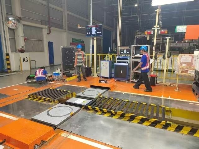 CTZJ-10 รถบรรทุก รถยนต์ มุมการขับเคลื่อน เครื่องทดสอบภาระ 10T ด้วยเครื่องควบคุม LCD พร้อมจอสัมผัส