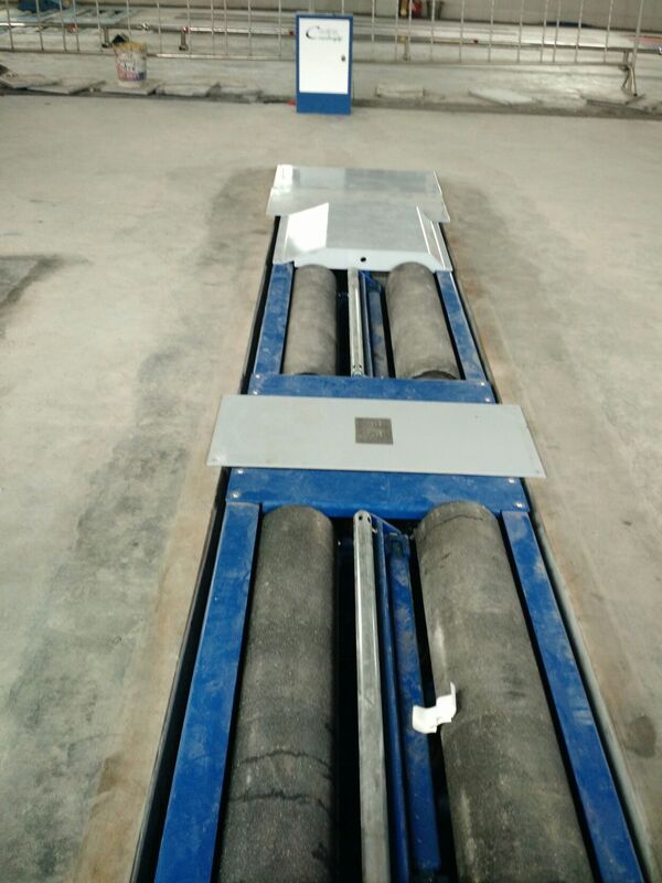 เครื่องทดสอบเบรกแบบลูกกลิ้ง Cartesykj รุ่น CTFZ-13B เครื่องทดสอบแรงตรงข้ามพร้อมอุปกรณ์รับน้ำหนักเพลา 15 ตัน ลูกกลิ้งเบรกสำหรับรถยนต์