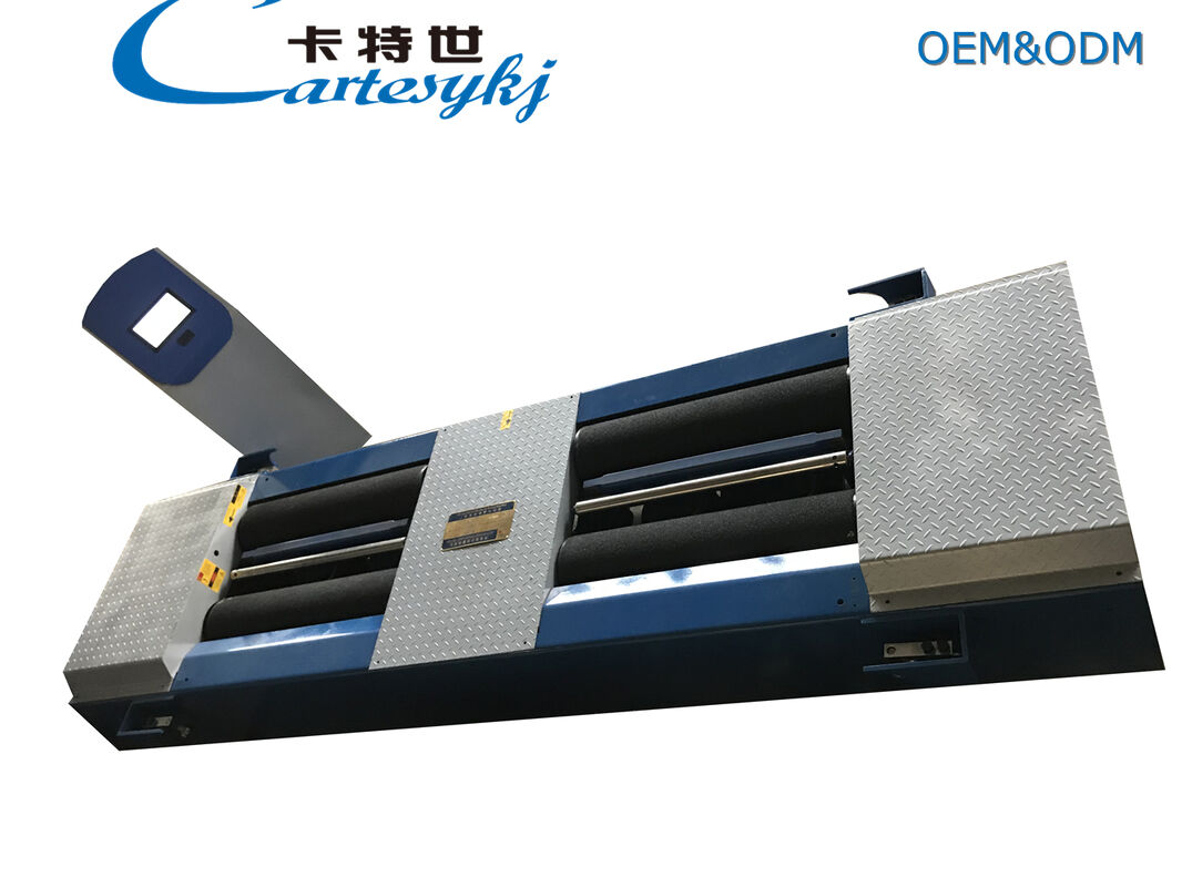 เครื่องทดสอบเบรกแบบลูกกลิ้ง Cartesykj รุ่น CTFZ-13B เครื่องทดสอบแรงตรงข้ามพร้อมอุปกรณ์รับน้ำหนักเพลา 15 ตัน ลูกกลิ้งเบรกสำหรับรถยนต์