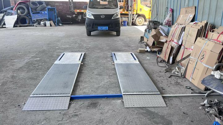 Cartesykj 4T ความจุ 2 แผ่น Ultra Flat Brake Tester ด้วยการสลิดข้าง, การแขวน, ความจุแกน, ปฏิบัติการทดสอบเบรค