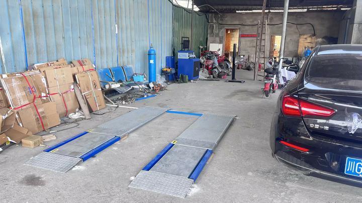 Cartesykj 4T ความจุ 2 แผ่น Ultra Flat Brake Tester ด้วยการสลิดข้าง, การแขวน, ความจุแกน, ปฏิบัติการทดสอบเบรค