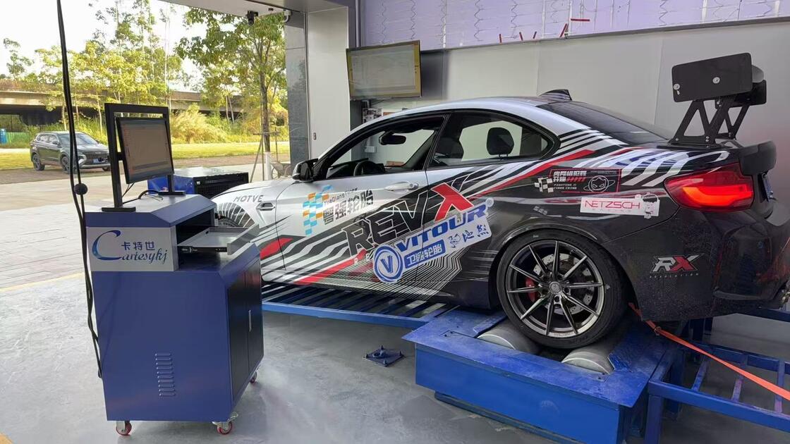 ดินาโมเมตรชาสซี่รถยนต์ 4t ที่บรรจุภาระที่มีกําลังซับซ้อนสูงสุด 160kW และภาระแกนสูงสุด 3000kg สําหรับการทดสอบผลงานรถยนต์