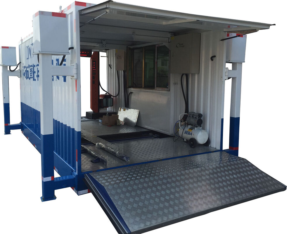 สถานที่ทดสอบรถจักรยานยนต์เคลื่อนที่ Cartesykj Safety Test Line 700kg Load สถานีทดสอบรถยนต์เคลื่อนที่ CTMYJ-750B