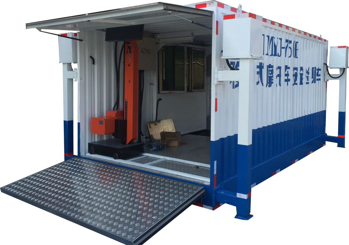 สถานที่ทดสอบรถจักรยานยนต์เคลื่อนที่ Cartesykj Safety Test Line 700kg Load สถานีทดสอบรถยนต์เคลื่อนที่ CTMYJ-750B