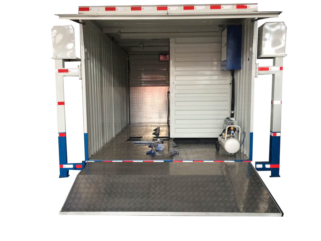 สถานที่ทดสอบรถจักรยานยนต์เคลื่อนที่ Cartesykj Safety Test Line 700kg Load สถานีทดสอบรถยนต์เคลื่อนที่ CTMYJ-750B