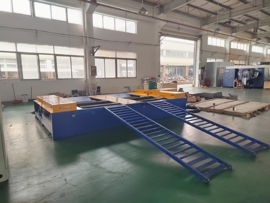 CTDTG-15 รถยนต์รถยนต์ Chassis Dynamometer พลังม้า Dynamometer สามแกนหกม้วน